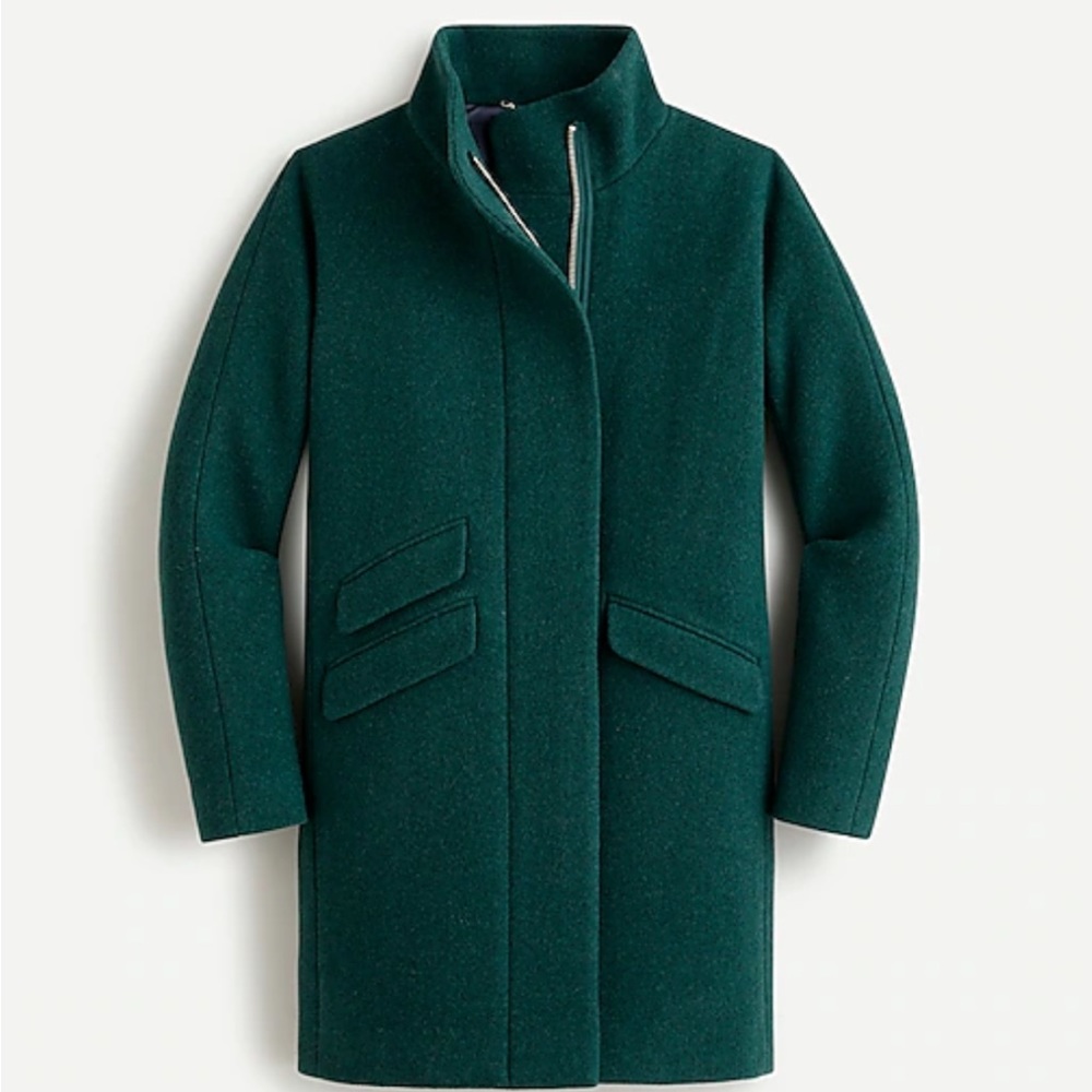 J. Crew Women's Pea Coat in Dark Green